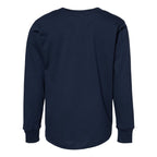 BELLA + CANVAS Toddler Jersey Long Sleeve Tee - Navy - Back