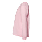 BELLA + CANVAS Toddler Jersey Long Sleeve Tee - Pink - Direct Side