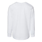 BELLA + CANVAS Toddler Jersey Long Sleeve Tee - White - Back