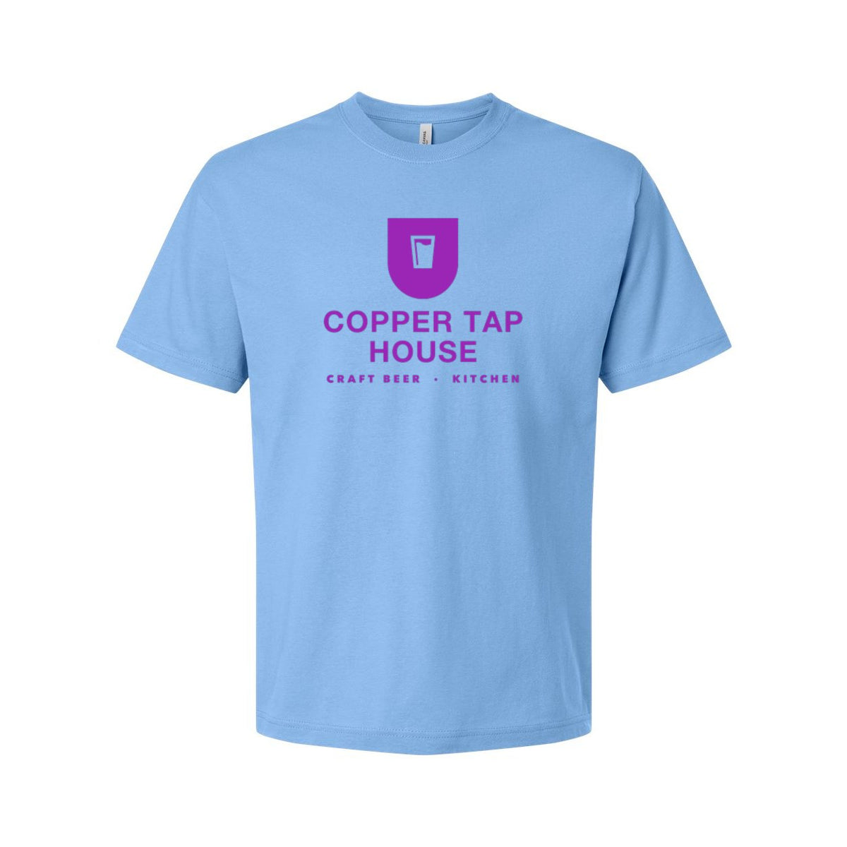 BELLA + CANVAS Unisex 6 oz. Heavyweight Tee - Carolina Blue - Front