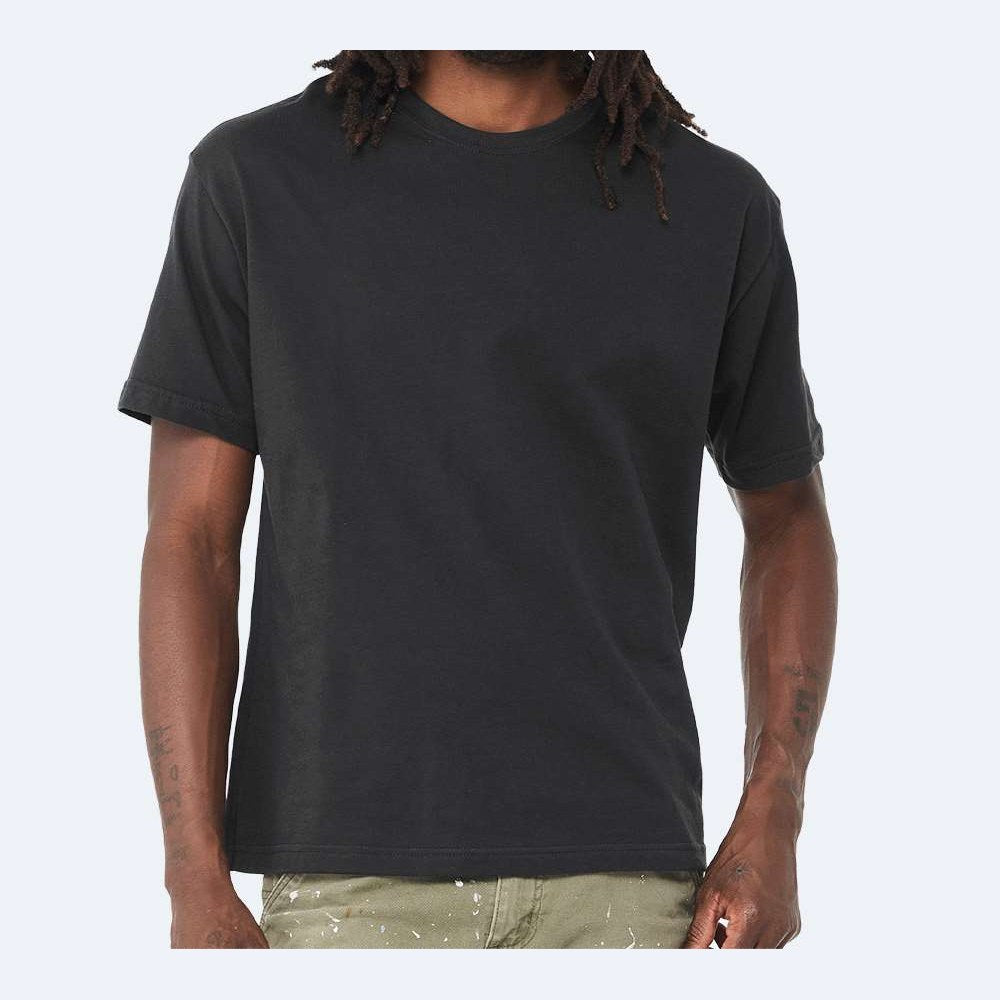 BELLA + CANVAS Unisex 6 oz. Heavyweight Tee - Dark Grey - On Model Front