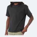 BELLA + CANVAS Unisex 6 oz. Heavyweight Tee - Dark Grey - On Model Side