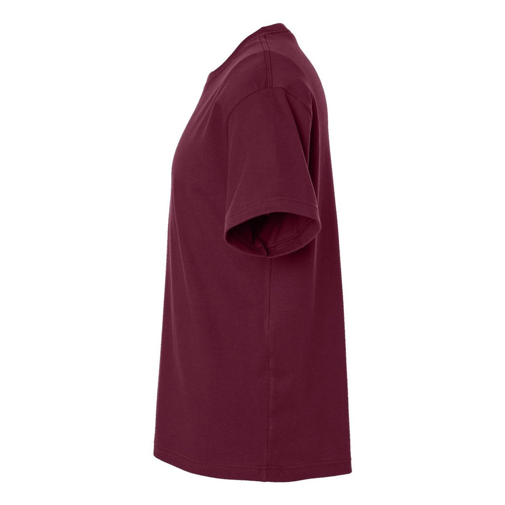 BELLA + CANVAS Unisex 6 oz. Heavyweight Tee - Maroon - Direct Side