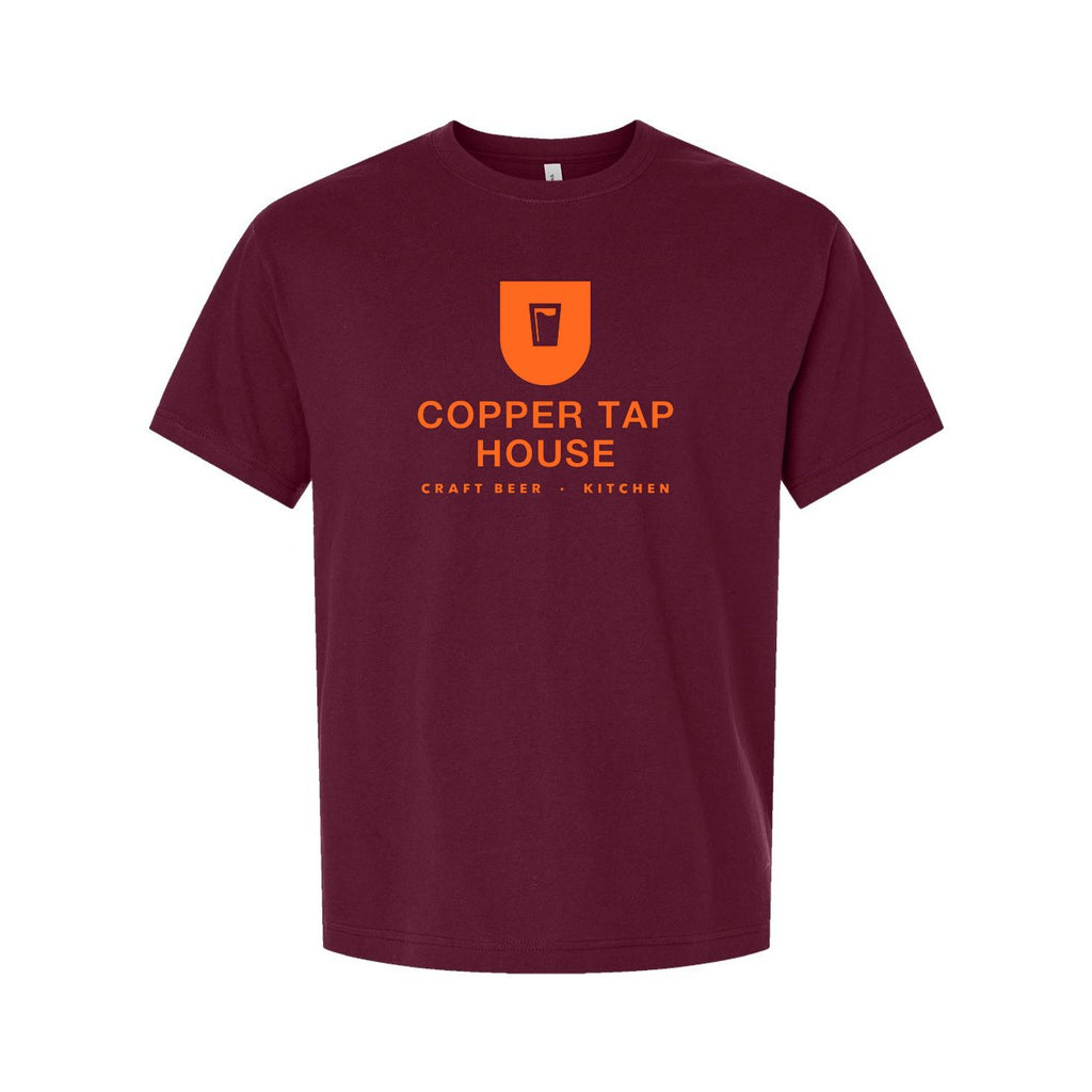 BELLA + CANVAS Unisex 6 oz. Heavyweight Tee - Maroon - Front