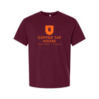 BELLA + CANVAS Unisex 6 oz. Heavyweight Tee - Maroon - Front