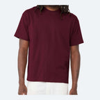 BELLA + CANVAS Unisex 6 oz. Heavyweight Tee - Maroon - On Model Front