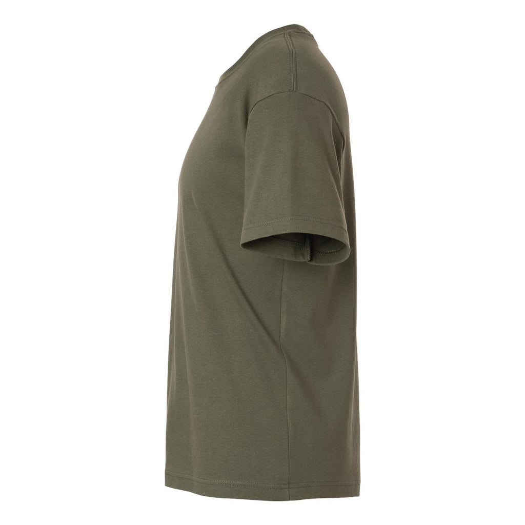 BELLA + CANVAS Unisex 6 oz. Heavyweight Tee - Military Green - Direct Side