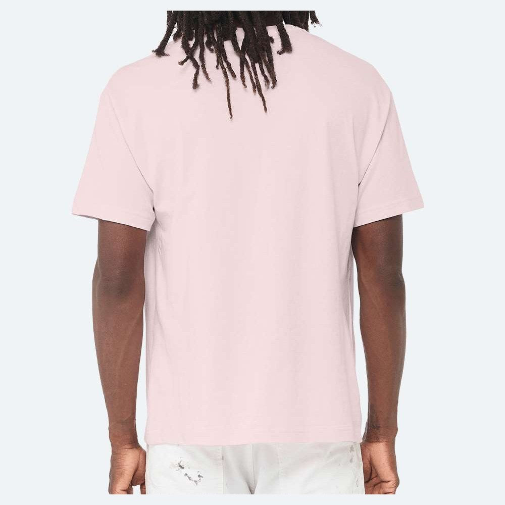 BELLA + CANVAS Unisex 6 oz. Heavyweight Tee - Soft Pink - On Model Back