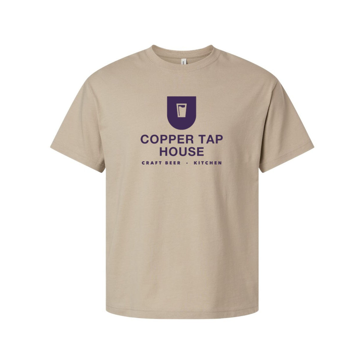 BELLA + CANVAS Unisex 6 oz. Heavyweight Tee - Tan - Front