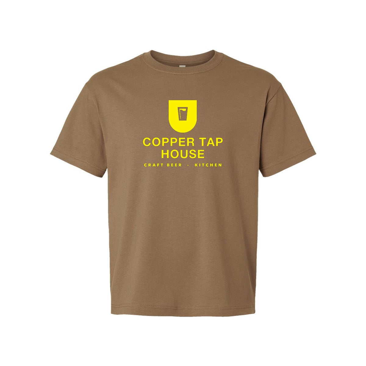 BELLA + CANVAS Unisex 6 oz. Heavyweight Tee - Vintage Brown - Front
