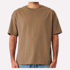 BELLA + CANVAS Unisex 6 oz. Heavyweight Tee - Vintage Brown - On Model Front