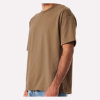 BELLA + CANVAS Unisex 6 oz. Heavyweight Tee - Vintage Brown - On Model Side