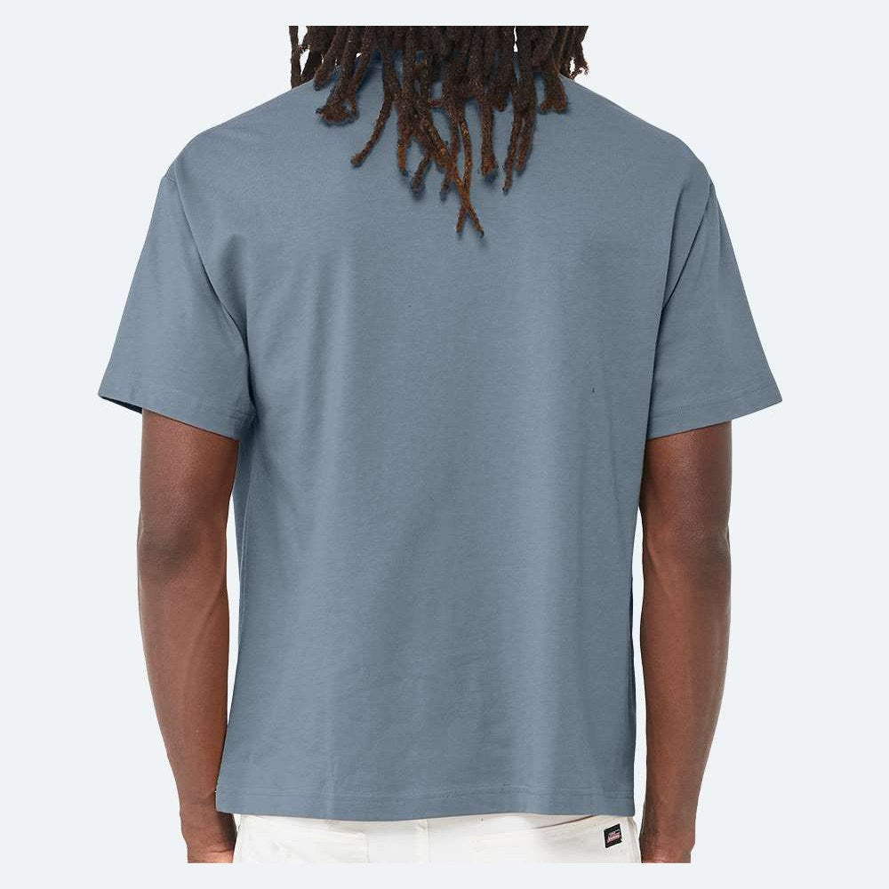 BELLA + CANVAS Unisex 6 oz. Heavyweight Tee - Vintage Denim - On Model Back