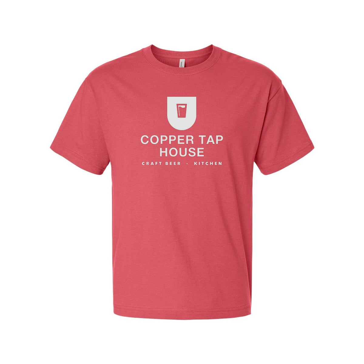 BELLA + CANVAS Unisex 6 oz. Heavyweight Tee - Vintage Red - Front