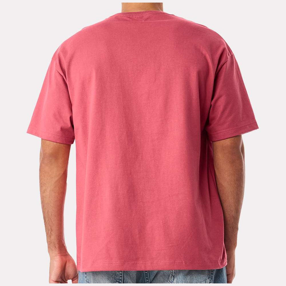 BELLA + CANVAS Unisex 6 oz. Heavyweight Tee - Vintage Red - On Model Back