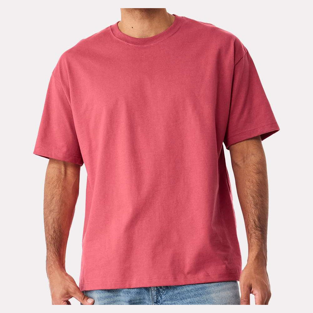 BELLA + CANVAS Unisex 6 oz. Heavyweight Tee - Vintage Red - On Model Front