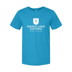 BELLA + CANVAS Unisex Jersey Tee - Aqua - Front