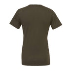 BELLA + CANVAS Unisex Jersey Tee - Army - Back