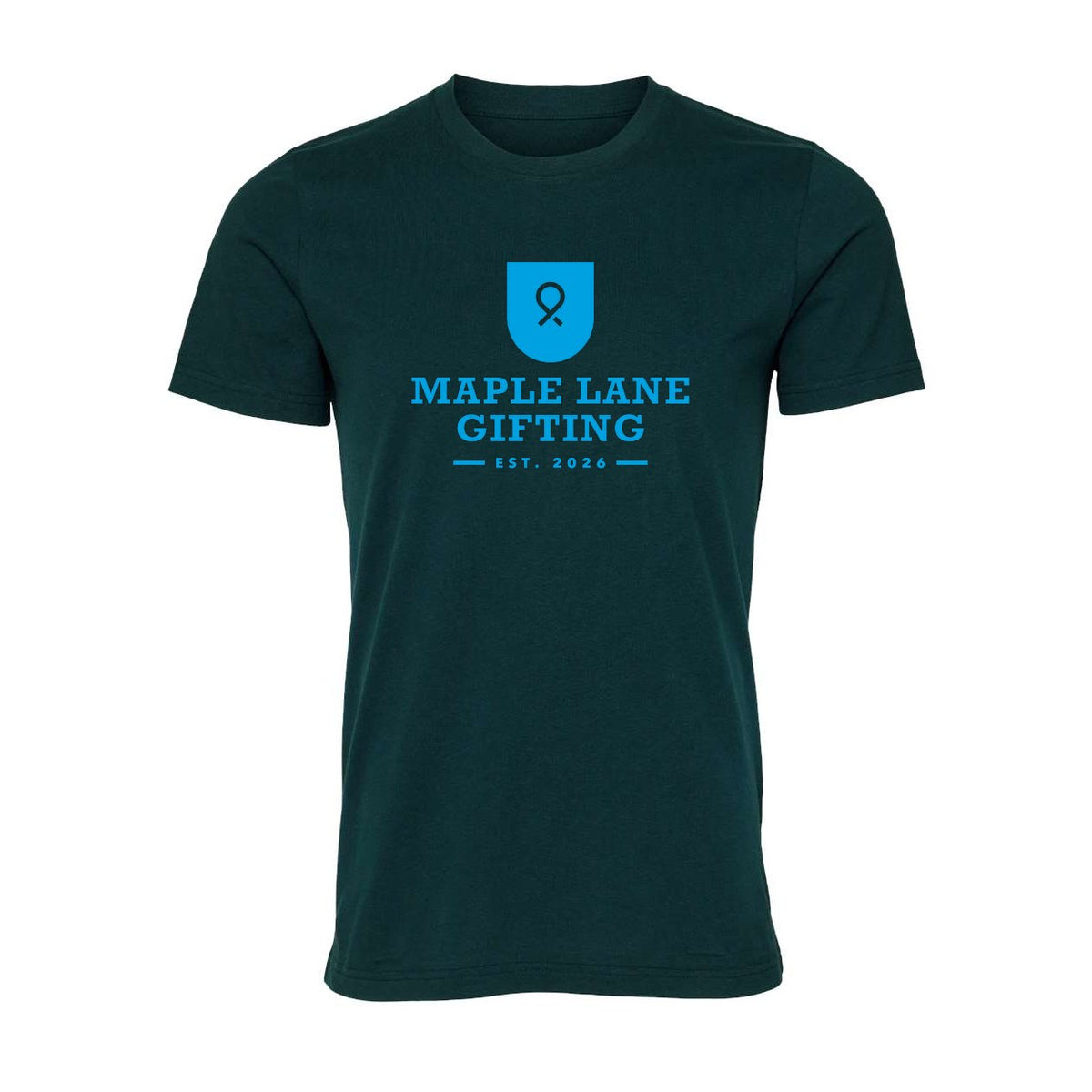 BELLA + CANVAS Unisex Jersey Tee - Atlantic - Front