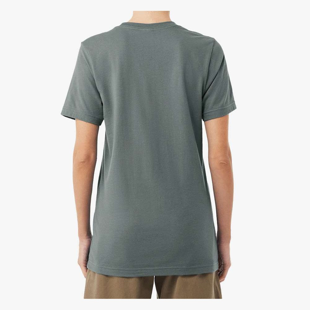 BELLA + CANVAS Unisex Jersey Tee - Blue Storm - On Model Back