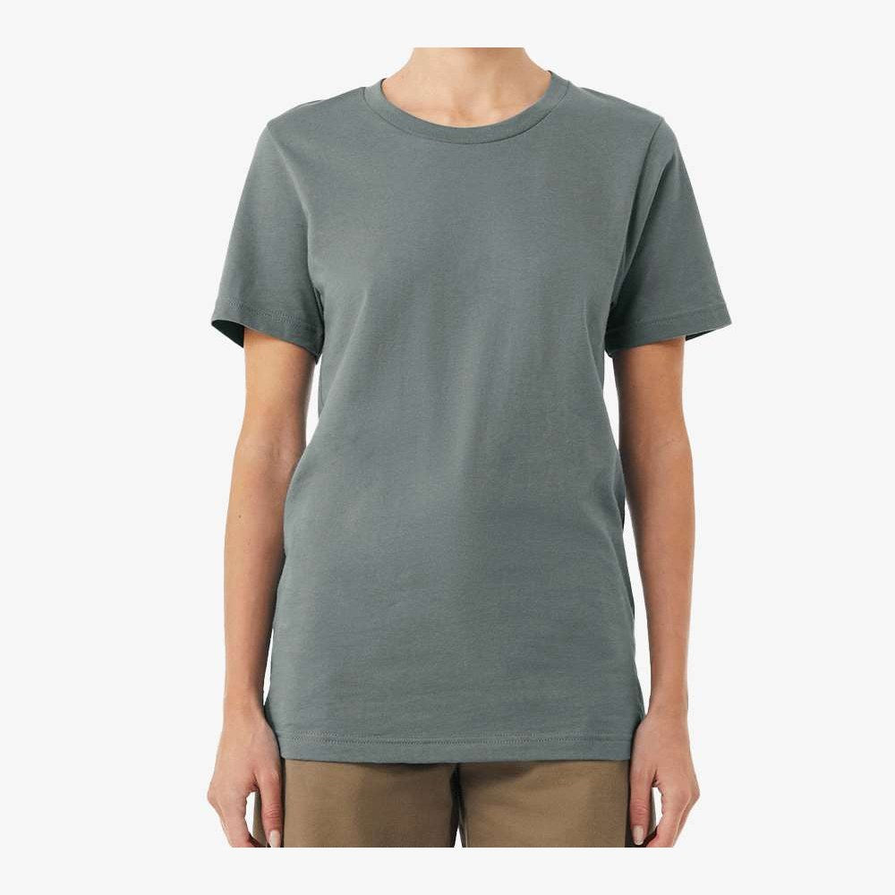 BELLA + CANVAS Unisex Jersey Tee - Blue Storm - On Model Front