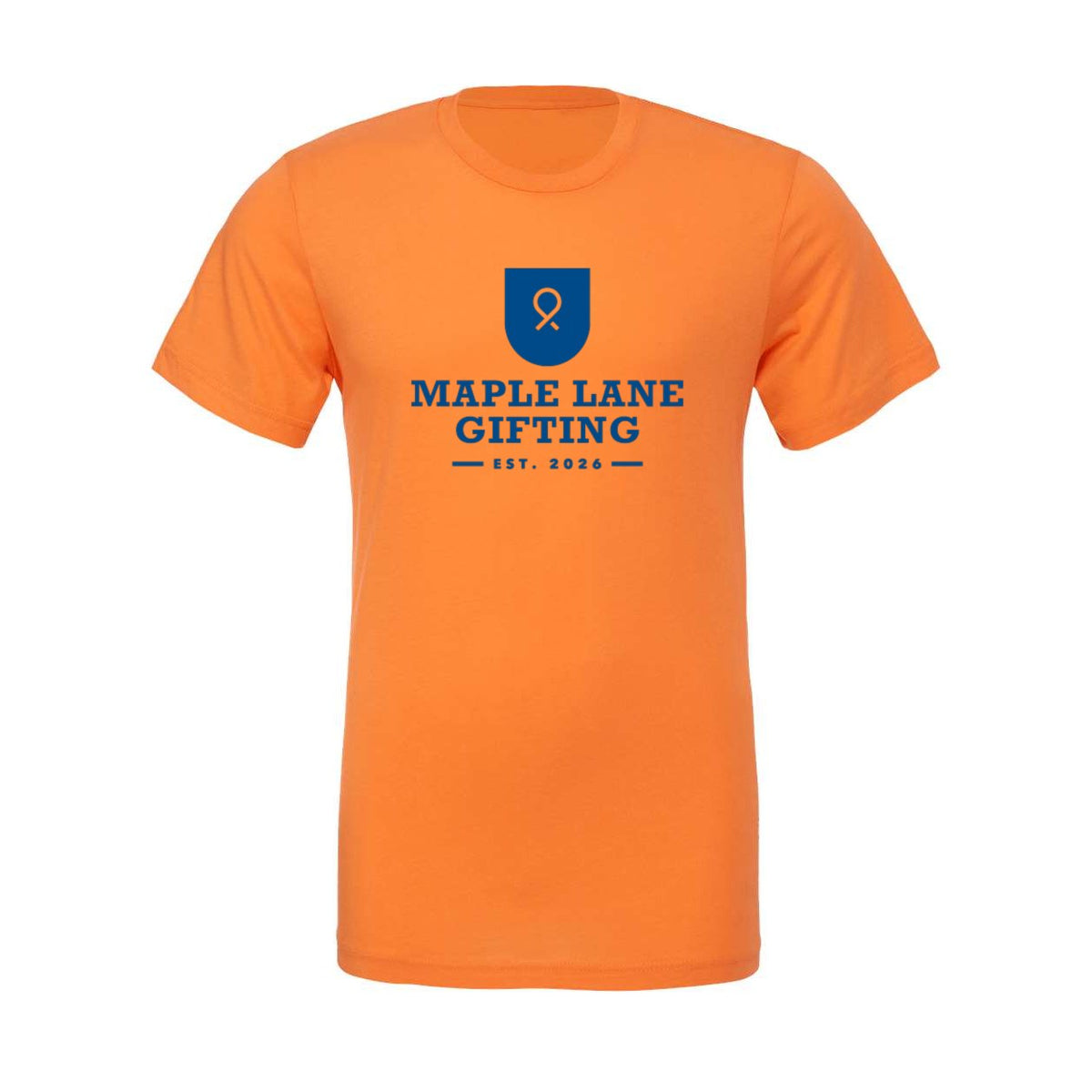 BELLA + CANVAS Unisex Jersey Tee - Burnt Orange - Front