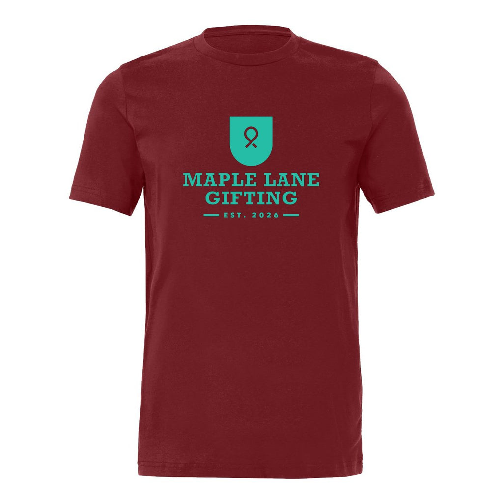 BELLA + CANVAS Unisex Jersey Tee - Cardinal - Front