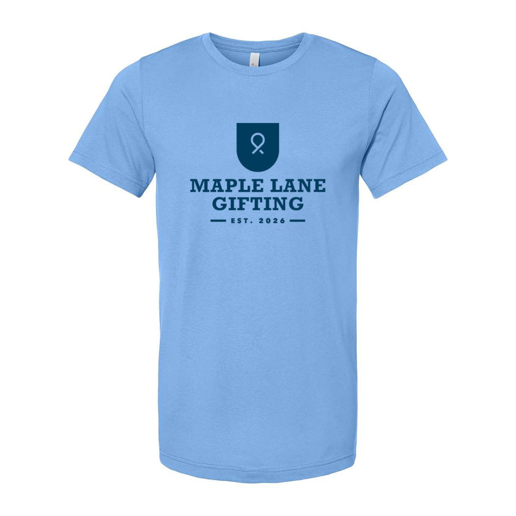 BELLA + CANVAS Unisex Jersey Tee - Carolina Blue - Front