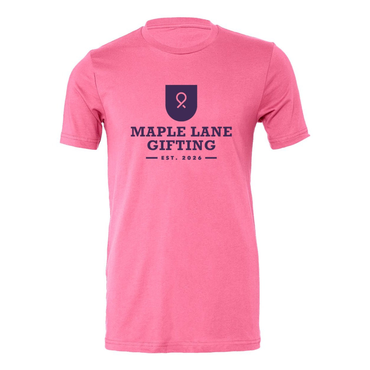BELLA + CANVAS Unisex Jersey Tee - Charity Pink - Front
