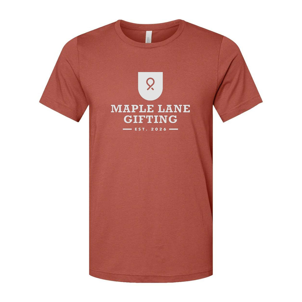 BELLA + CANVAS Unisex Jersey Tee - Clay - Front