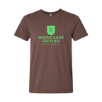 BELLA + CANVAS Unisex Jersey Tee - Cocoa - Front