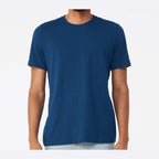 BELLA + CANVAS Unisex Jersey Tee - Cool Blue - On Model Front