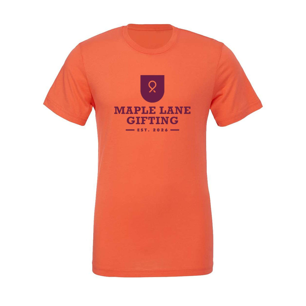 BELLA + CANVAS Unisex Jersey Tee - Coral - Front