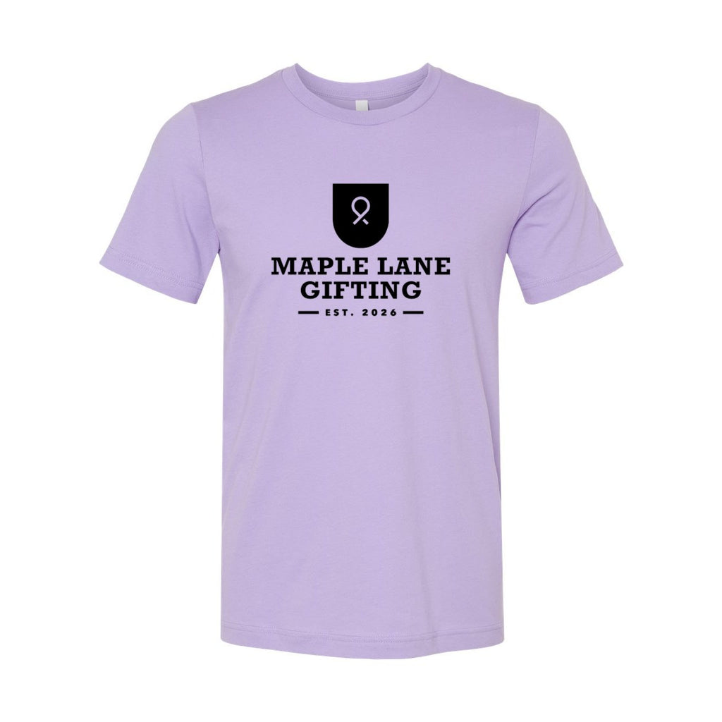 BELLA + CANVAS Unisex Jersey Tee - Dark Lavender - Front
