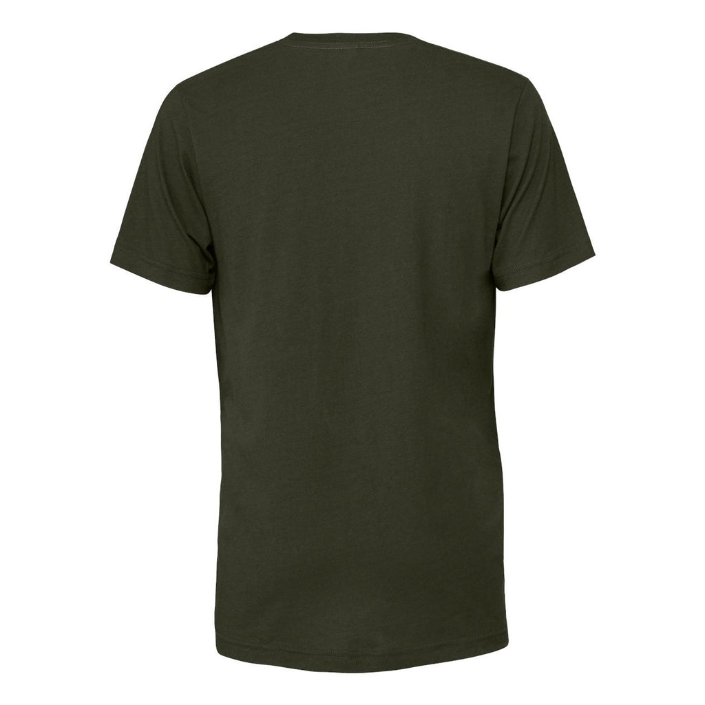 BELLA + CANVAS Unisex Jersey Tee - Dark Olive - Back