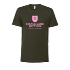 BELLA + CANVAS Unisex Jersey Tee - Dark Olive - Front
