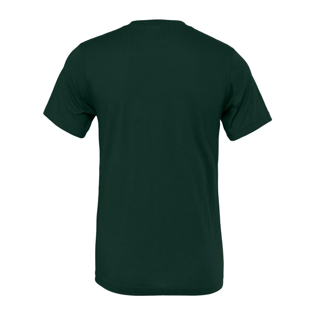 BELLA + CANVAS Unisex Jersey Tee - Forest - Back