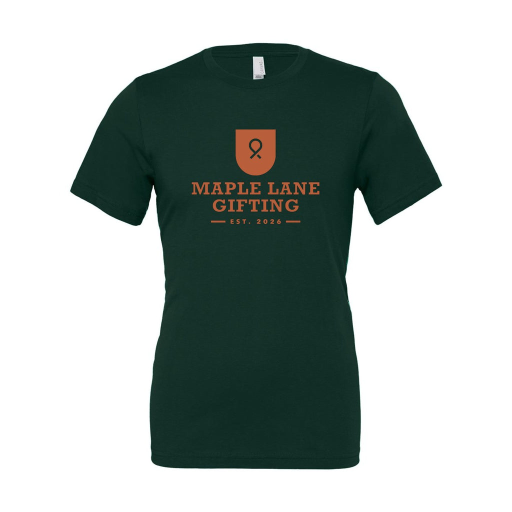 BELLA + CANVAS Unisex Jersey Tee - Forest - Front