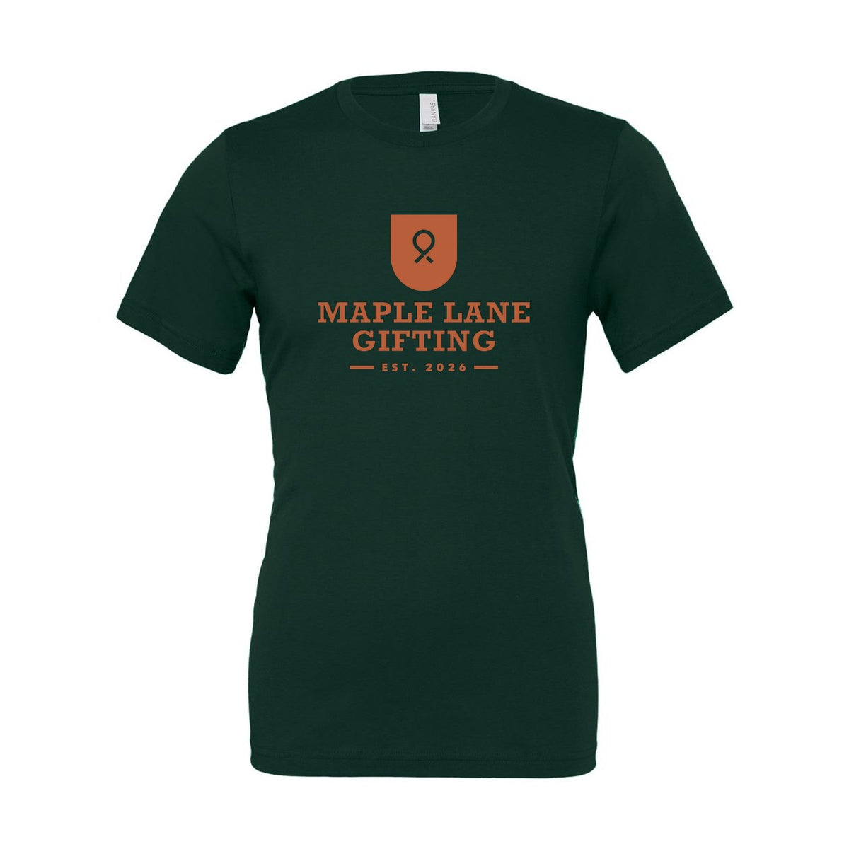 BELLA + CANVAS Unisex Jersey Tee - Forest - Front