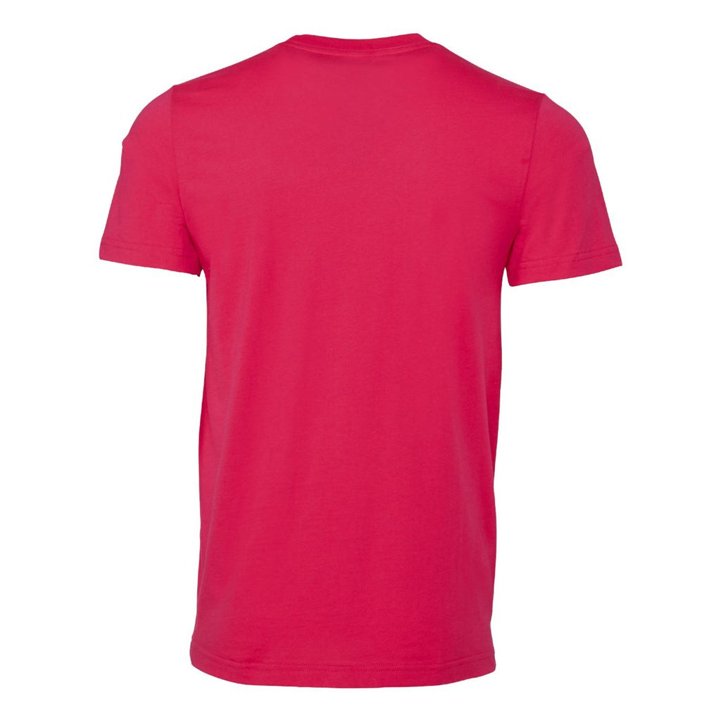 BELLA + CANVAS Unisex Jersey Tee - Fuchsia - Back