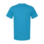 BELLA + CANVAS Unisex Jersey Tee Full Color - Aqua - Back