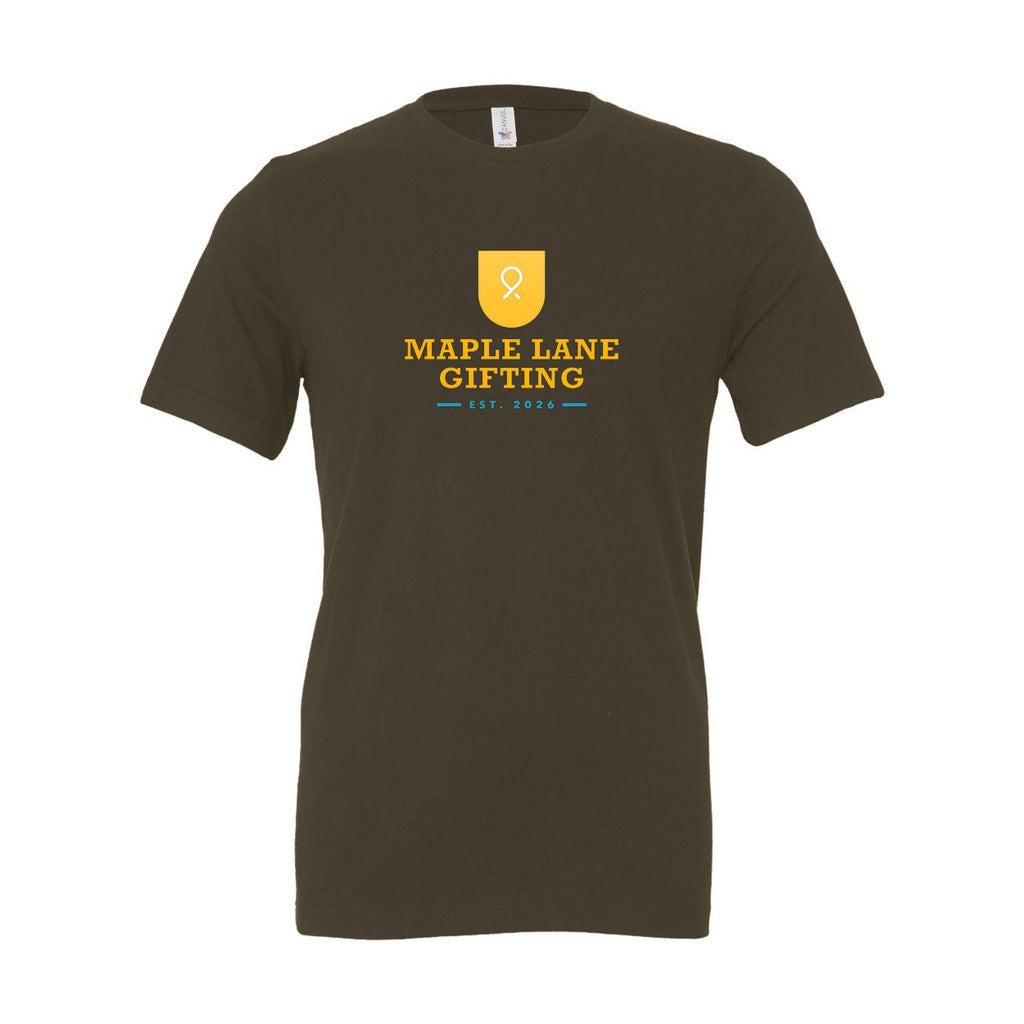 BELLA + CANVAS Unisex Jersey Tee Full Color - Army - Front