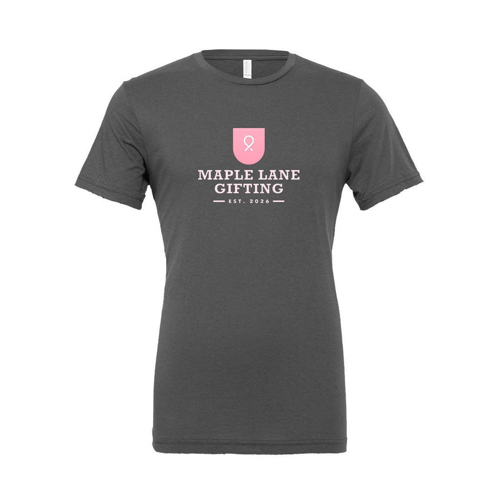 BELLA + CANVAS Unisex Jersey Tee Full Color - Asphalt - Front