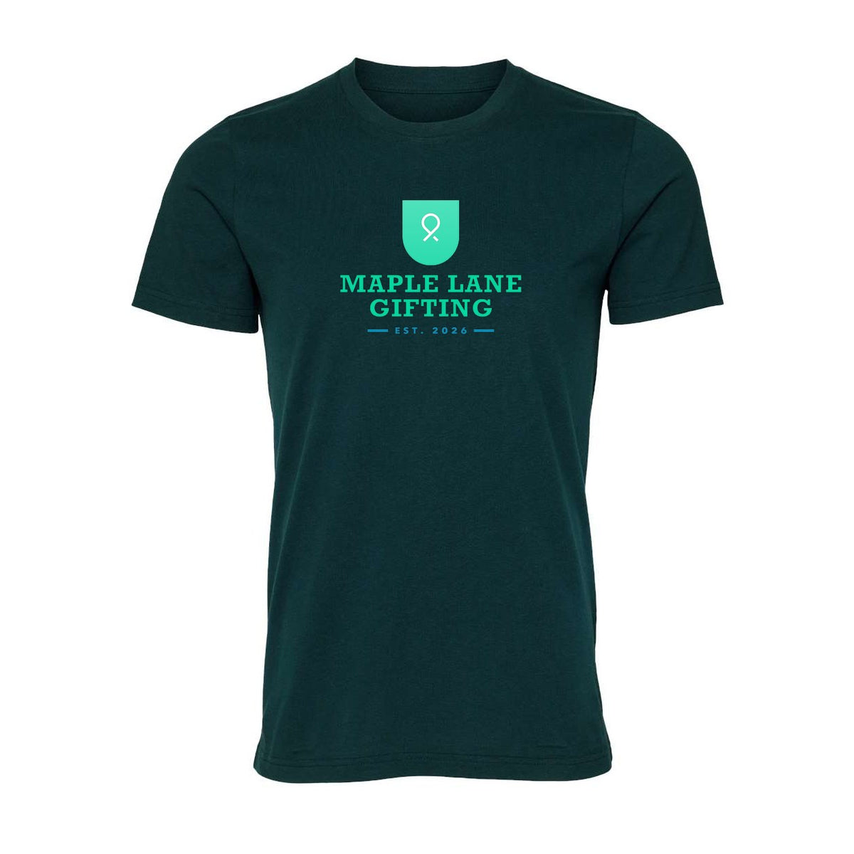 BELLA + CANVAS Unisex Jersey Tee Full Color - Atlantic - Front