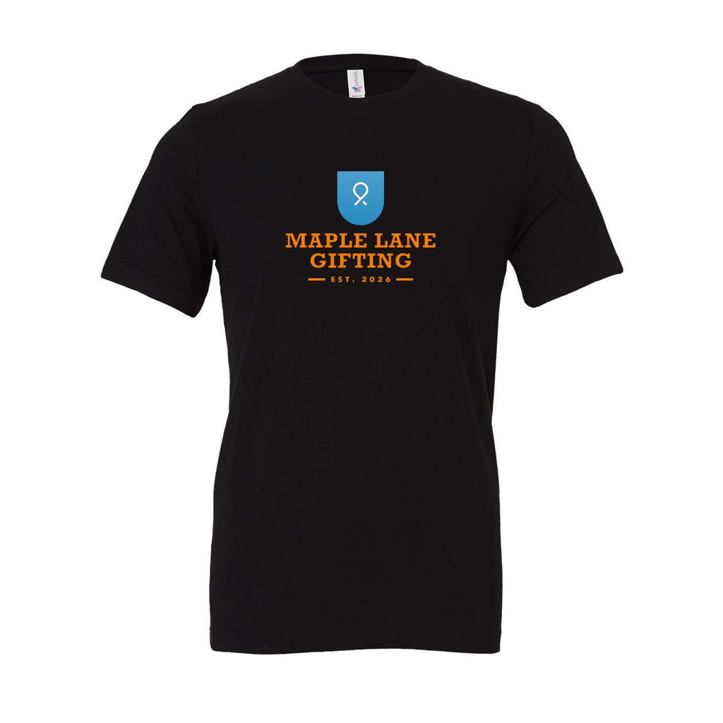 BELLA + CANVAS Unisex Jersey Tee Full Color - Black - Front