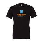 BELLA + CANVAS Unisex Jersey Tee Full Color - Black - Front