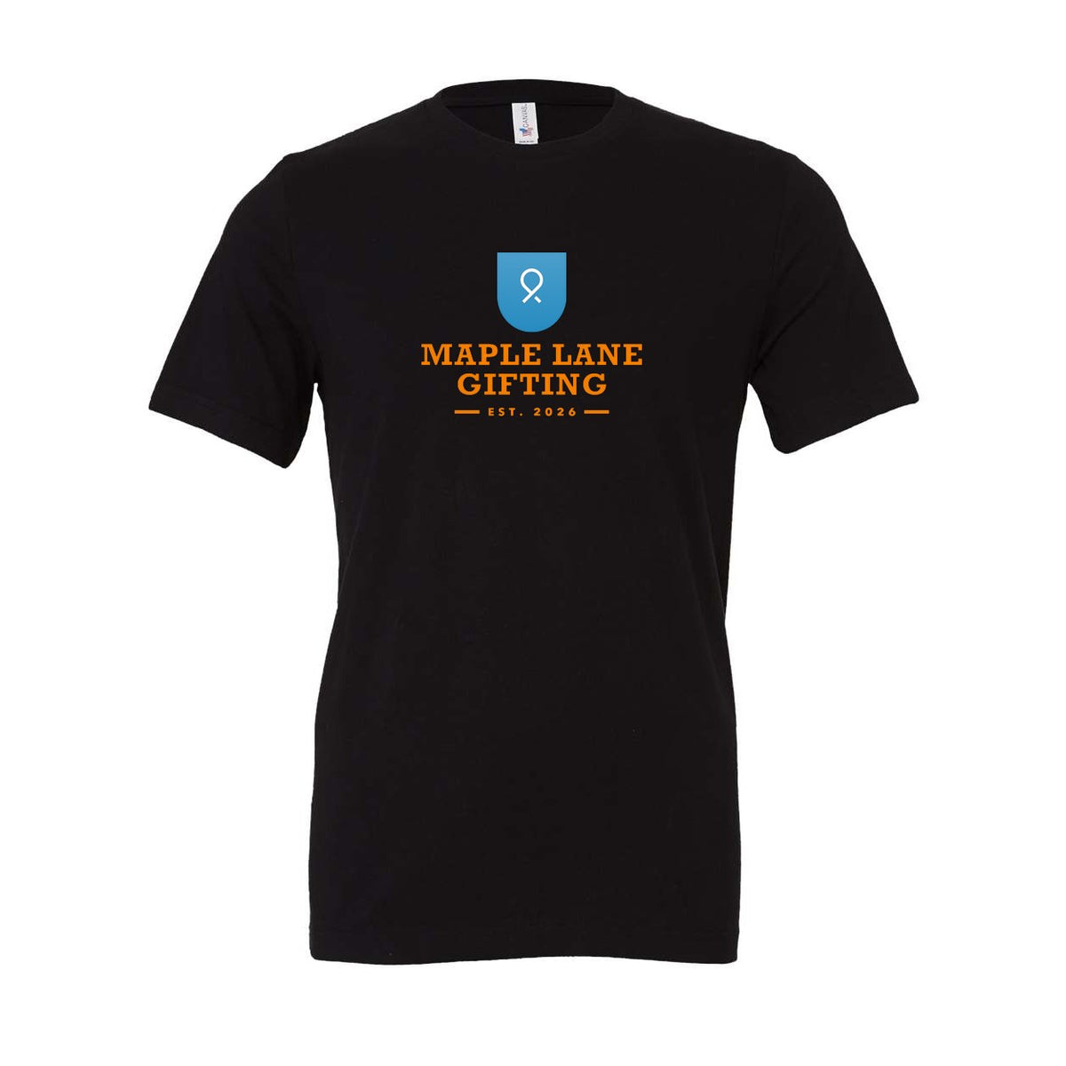 BELLA + CANVAS Unisex Jersey Tee Full Color - Black - Front
