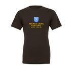 BELLA + CANVAS Unisex Jersey Tee Full Color - Brown - Front
