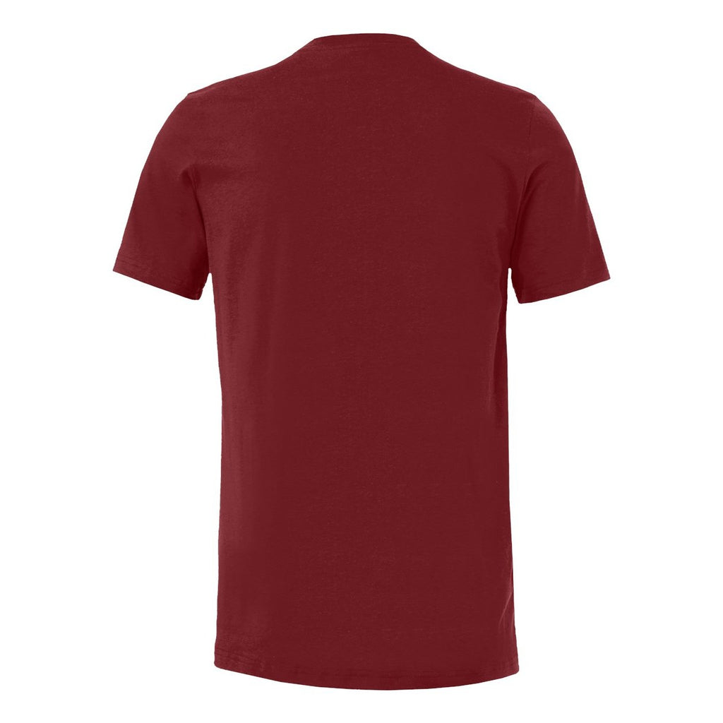 BELLA + CANVAS Unisex Jersey Tee Full Color - Cardinal - Back