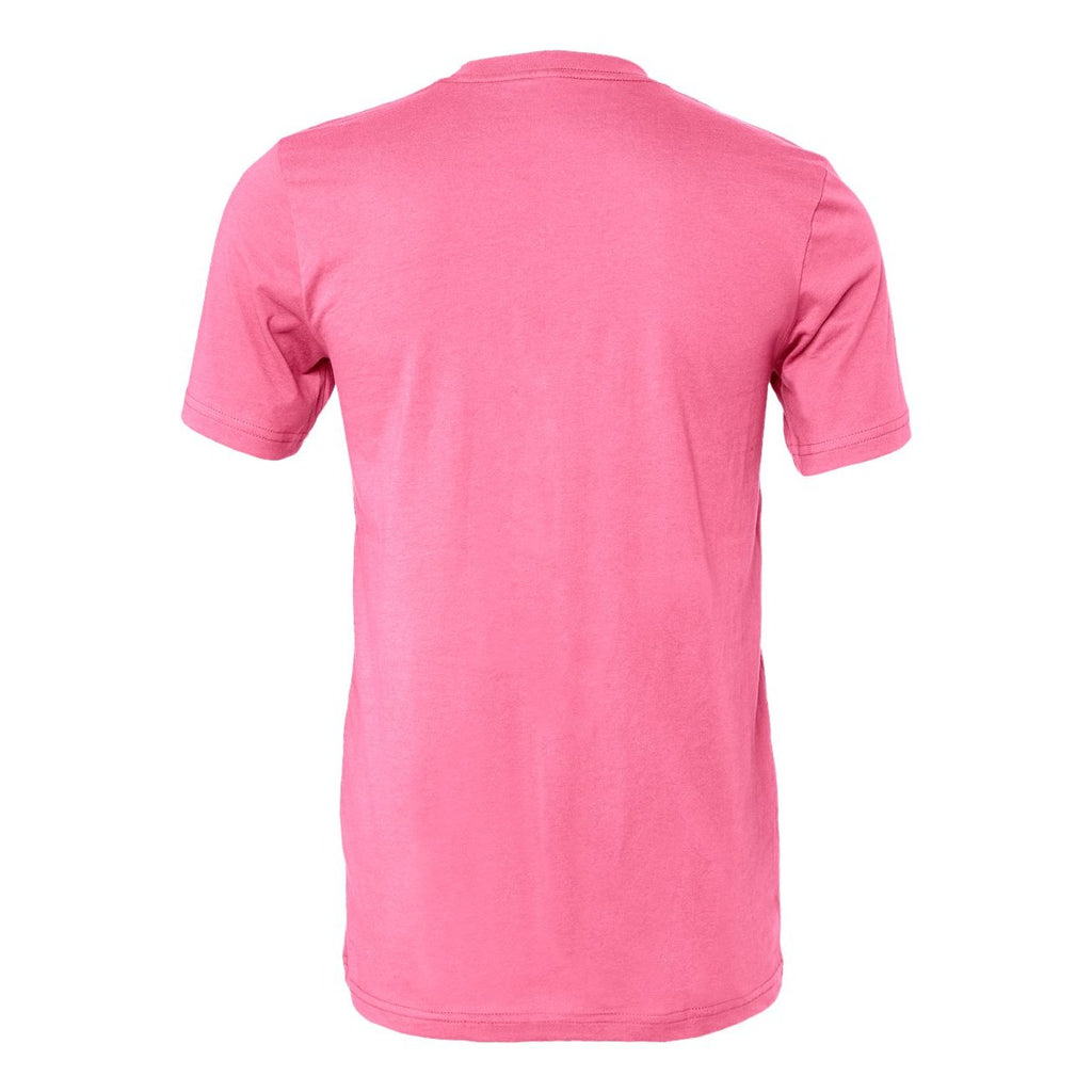 BELLA + CANVAS Unisex Jersey Tee Full Color - Charity Pink - Back